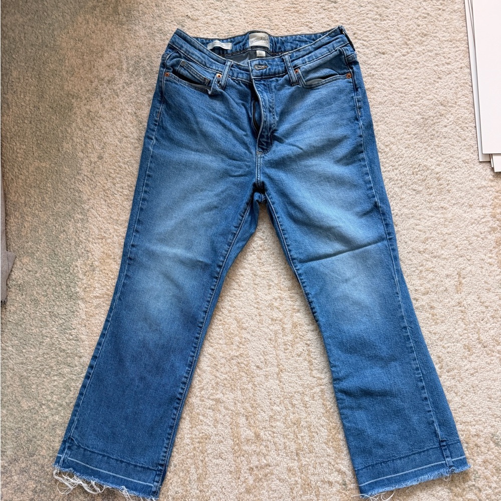 Universal Thread Flare Wide Leg Jeans in Blue